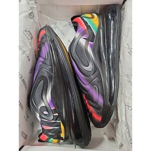 Nike‎ Womens Air Max 720 Sneaker AR9293-023 Black Multicolor Sz 7.5